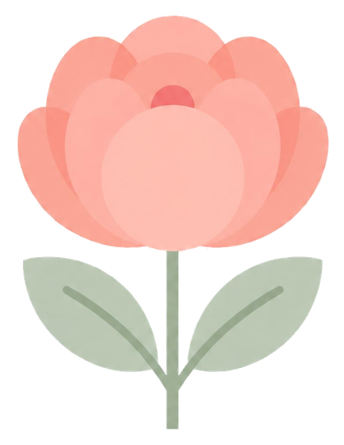The Previvor Toolkit peony · resilience before the bloom illustration